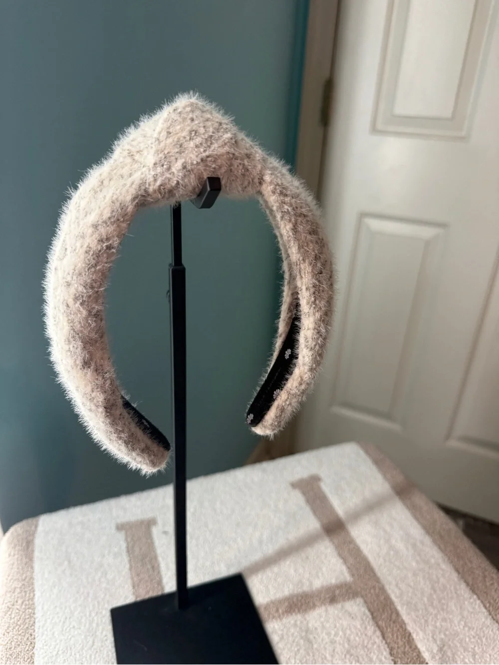 Lele Sadoughi Fuzzy Headband